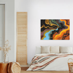 Molten Galaxy Surge - Luxury Wall Art