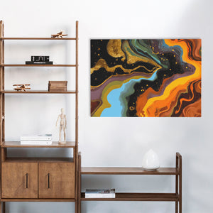 Molten Galaxy Surge - Luxury Wall Art