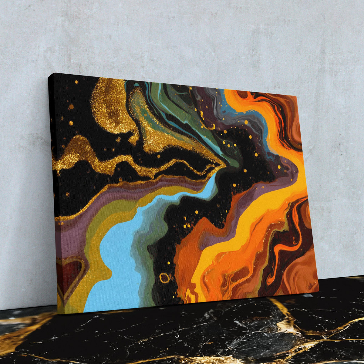 Molten Galaxy Surge - Luxury Wall Art