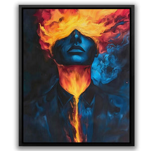 Molten Soul - Large Abstract Canvas Print