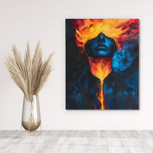 Molten Soul - Psychedelic Colorful Canvas Wall Art