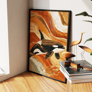 Molton Orca - Luxury Wall Art