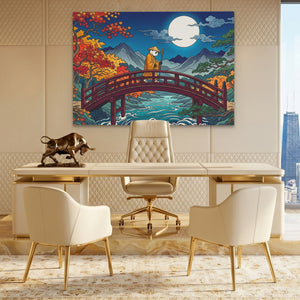 Monk Moonlit Bridge — Monk Moonlit Bridge Lux Gold Bull Land 171