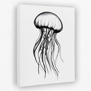 Monochrome Jellyfish - Luxury Wall Art