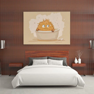 Monster’s Bubble Bath - Oversized Canvas Wall Art