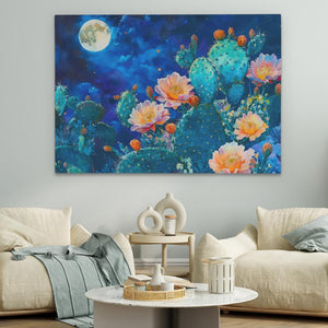 Moonlight Prickles - Luxury Wall Art