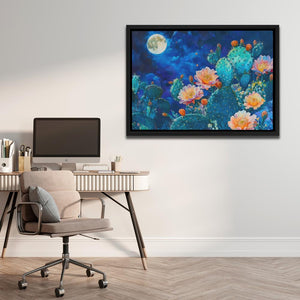 Moonlight Prickles - Luxury Wall Art