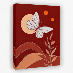 Moonlit Flutter - Luxury Wall Art