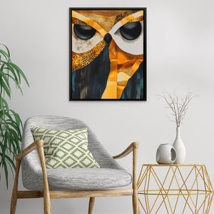 Mosaic Gaze Owl - Luxury Wall Art