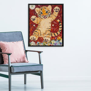 Mosaic Tiger Joy - Luxury Wall Art