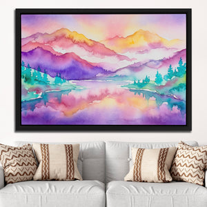 Mountain Lake Reflection โ Mountain Lake Reflection White Groovy Couch Close 264