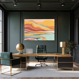 Mountain Lake Reverie - Luxury Wall Art