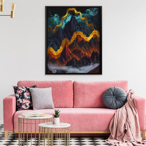 Mountain Peaks Luminous — Mountain Peaks Luminous Pink Coach 172