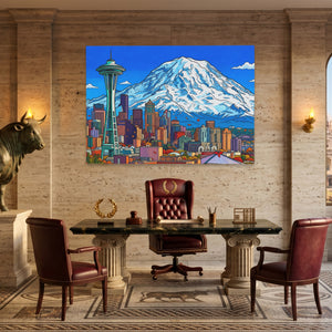 Mt. Rainier Skyline — Mt. Rainier Skyline Italian Bullish Land 109