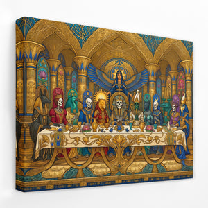 Mummies Last Supper — Mummies Last Supper Landscape Side View Mirror Wrap 143