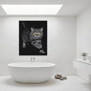 Munchkin Cat Prowling — Munchkin Cat Prowling Minimalist Bathroom Port 55