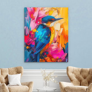 Mystic Melody - Abstract Colorful Canvas Wall Art