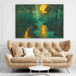 Mystic Moonlight - Luxury Wall Art