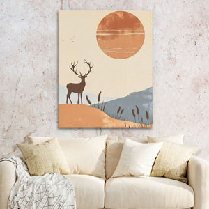 Mystic Oasis - Large Minimalist Canvas Print