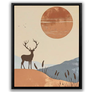 Mystic Oasis - Deer Art for Bedroom