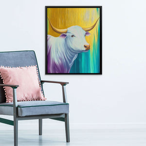 Mystical Horns of Light - Large Canvas Print