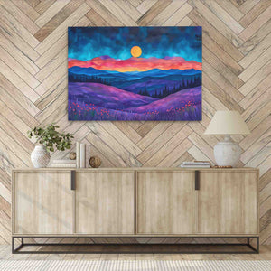 Mystical Meadows - Meadow Wall Art in Black Frame