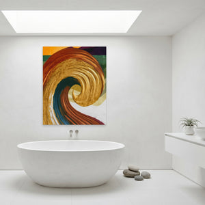 Natural Pigment Swirl — Natural Pigment Swirl Minimalist Bathroom Port 56