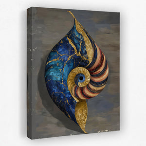 Nautilus Spiral Gold — Nautilus Spiral Gold Portrait Side View Mirror 227