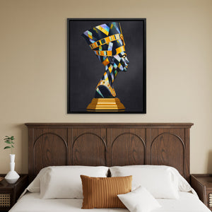 Nefertiti Prismatic Crown - Luxury Wall Art