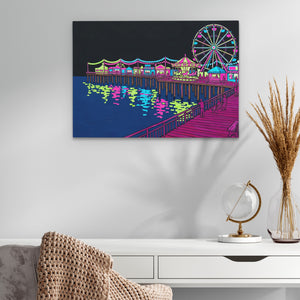 Neon Carnival Pier โ Neon Carnival Pier White Office Glass land 292