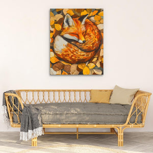 Nestled Fox - Luxury Wall Art