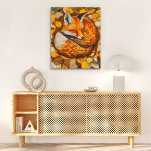 Nestled Fox - Animals Art for Bedroom