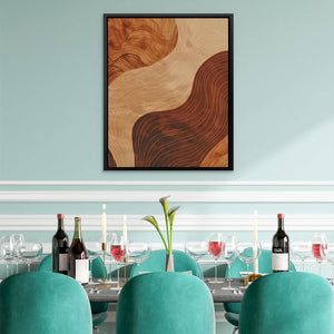 Neutral Rhythms - Beige Canvas Print