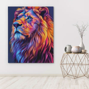 Noble Blaze - Colorful Wall Art for Lounge