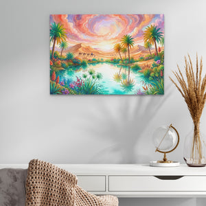 Oasis Sunset Mirage — Oasis Sunset Mirage White Office Glass land 297