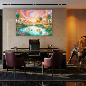 Oasis Sunset Mirage — Oasis Sunset Mirage Bull Bronze Land 97