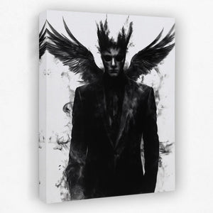 Obsidian Wings - Luxury Wall Art