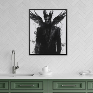 Obsidian Wings - Luxury Wall Art