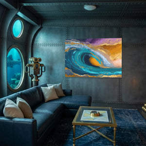 Ocean Wave Folding โ Ocean Wave Folding Submarine Wall Land 258