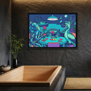 Octopus Midnight Poker — Octopus Midnight Poker Bamboo Bathroom Land 40