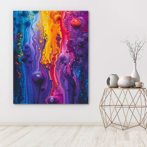 Oil Envy - Large Abstract Canvas Print