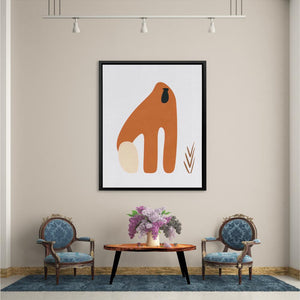 Orangutan Doodle - Luxury Wall Art