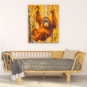 Orangutan’s Jungle Kingdom - Luxury Wall Art