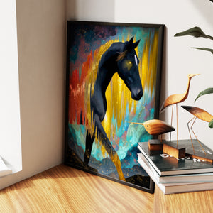 Orca Glowing Jump — Orca Glowing Jump New Living Room Wall Apartment Zoom 230