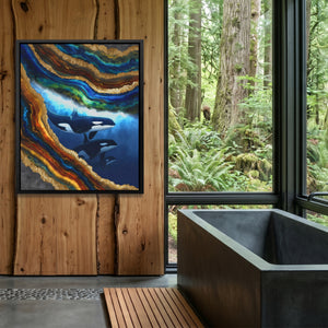 Orcas Golden Wave — Orcas Golden Wave Outdoor Bathroom Log Port 286