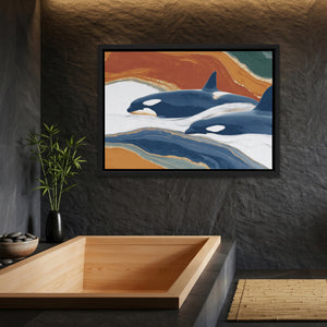 Orcas Hunting Dance — Orcas Hunting Dance Bamboo Bathroom Land 42