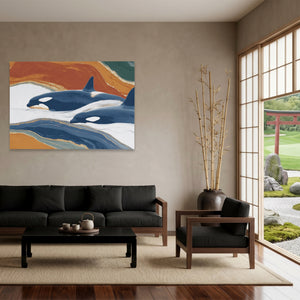 Orcas Hunting Dance — Orcas Hunting Dance Japanese Garden Land 118