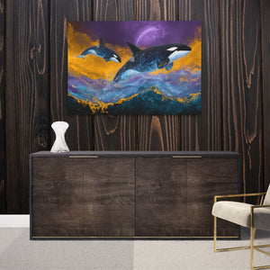 Orcas Midnight Sky — Orcas Midnight Sky Luxurious Room Wood Walls 176