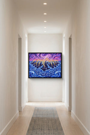 Orcas Sunset Hunt โ orcas sunset hunt p long hallway with carpet 1land framed black