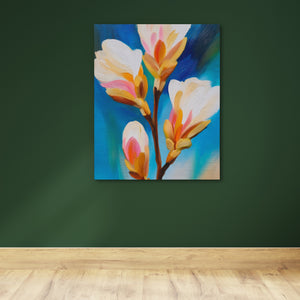 Orchid Branch Bloom — Orchid Branch Bloom Green Wall 138